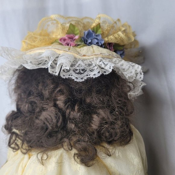 Vintage Sarah 23.5" Porcelain Doll by William Tung Limited Edition #921/1000 - Picture 11 of 12